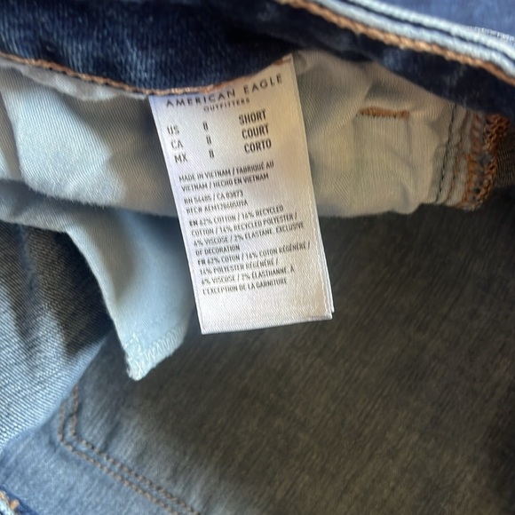 American Eagle High Rise Bootcut Jeans Dark Wash Size 6 Short - Picture 5 of 6
